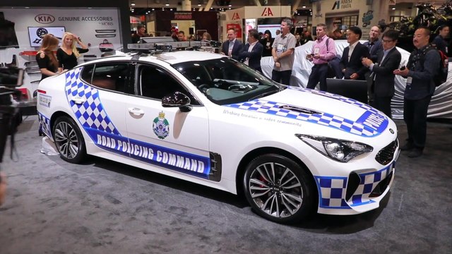 Kia Stinger Police Car at SEMA 2018