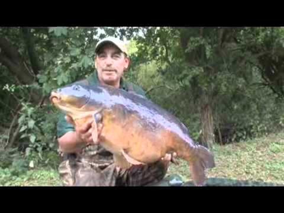 Derek Ritchie banks a 35lb carp
