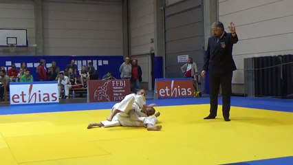 Finale 3e place championnat régional -73kg entre Vincent Dimarca (Mons) et Sylvain Cerny (Mons)