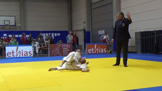 Finale 3e place championnat régional -73kg entre Vincent Dimarca (Mons) et Sylvain Cerny (Mons)