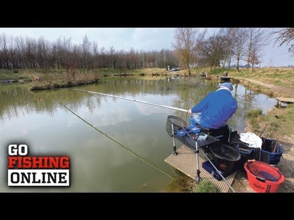 Catching chub and carp using the feeder and pol...