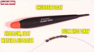 How to set up river fishing floats