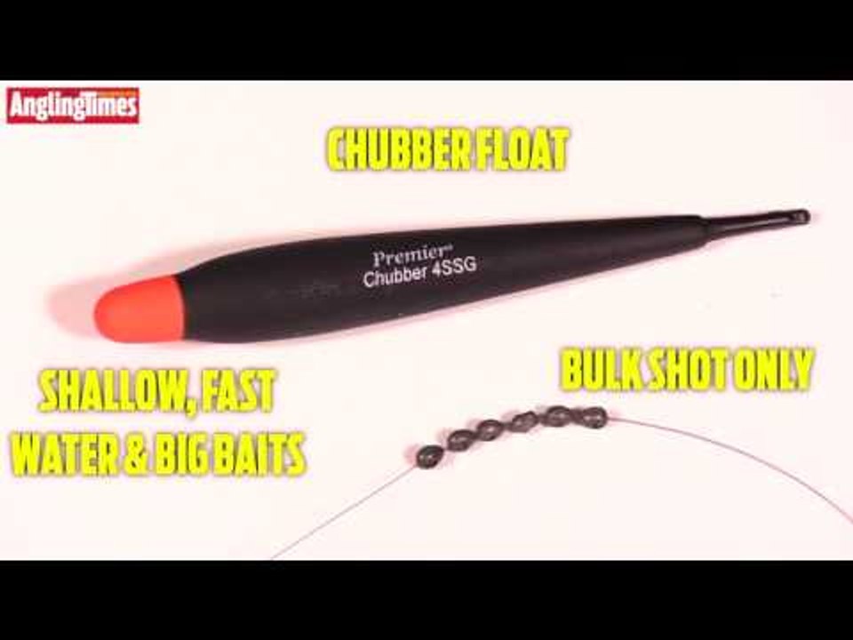 How to set up river fishing floats