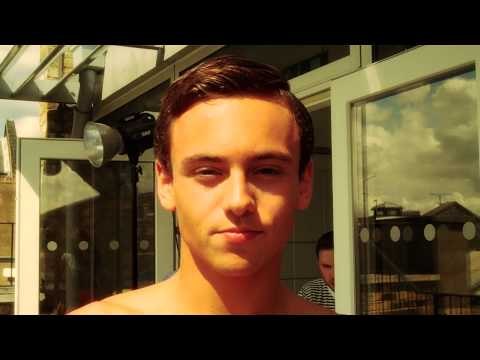 Tom Daley Behind the Scenes at a Heat Magazine Shoot
