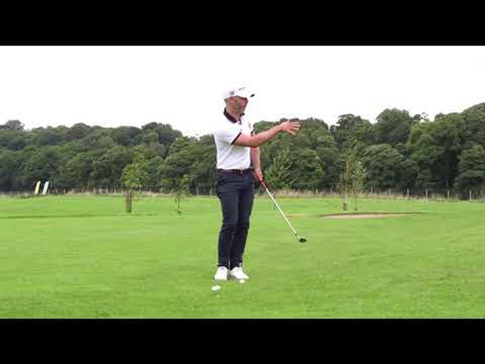 Chipping: Use the bank to slow the ball dow