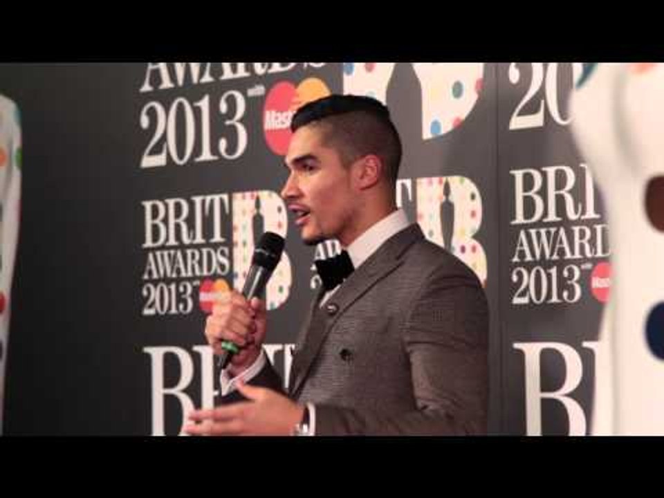 Louis Smith at the Brit Awards 2013 Winner's Conference: 'I'm not a massive Coldplay fan'