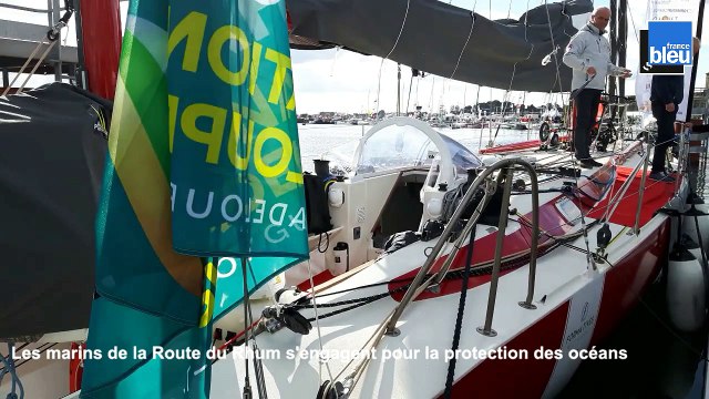 Sur la Route du Rhum, les skippers s'engagent pour la protection des océans