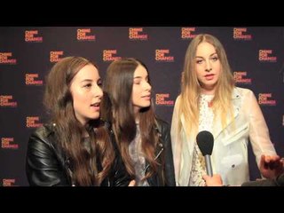 Haim inspired by Beyonce at Chimes for Change Concert