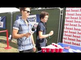 The Vamps play question pong at Fusion Festival