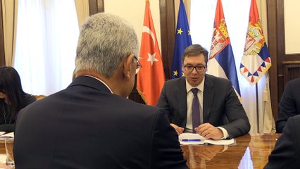 Download Video: Sırbistan Cumhurbaşkanı Vucic TBMM heyetini kabul etti - BELGRAD