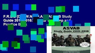 F.R.E.E [D.O.W.N.L.O.A.D] ASVAB Study Guide 2015-2016: ASVAB Test Prep and Practice Book
