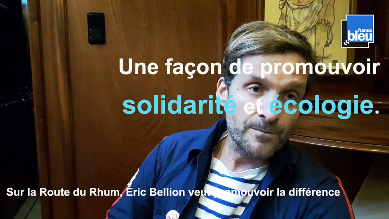 Sur la Route du Rhum, Eric Bellion veut promouvoir la différence, viser l'harmonie