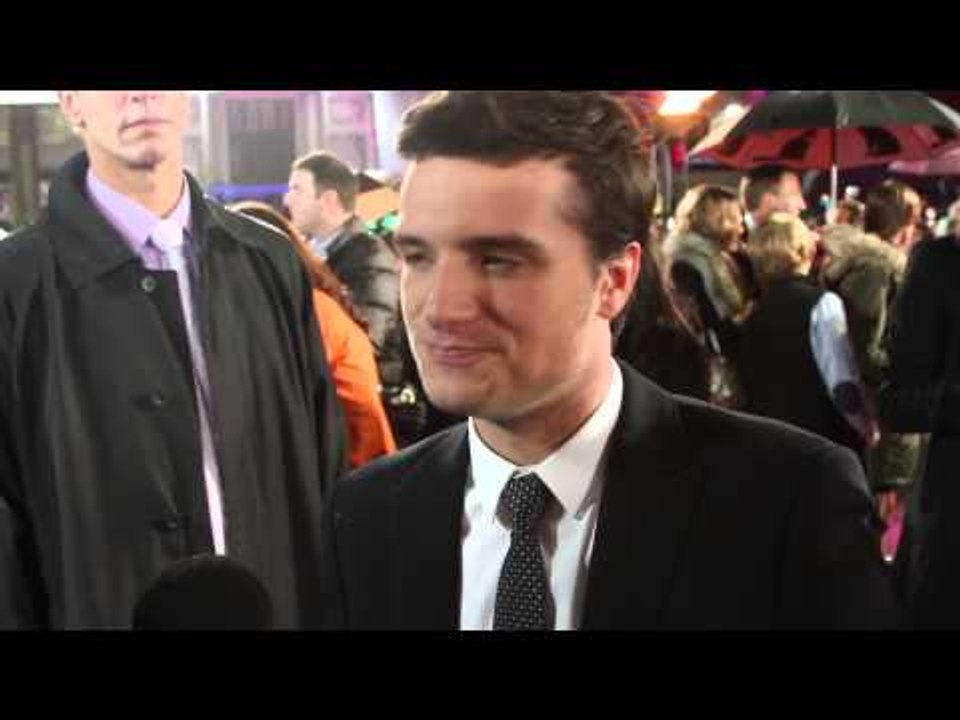 Josh Hutcherson Catching Fire Hunger Games Premiere