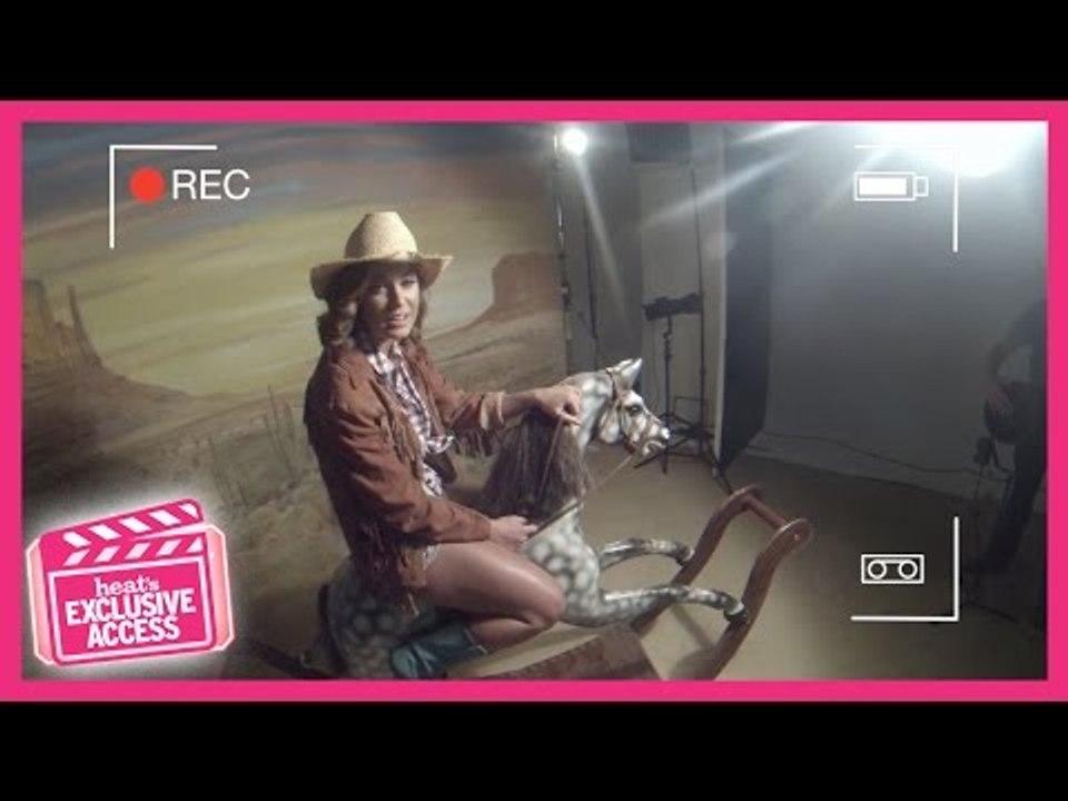 Vicky Pattison Behind the Scenes of a busy shoot - Heat Exclusive Access