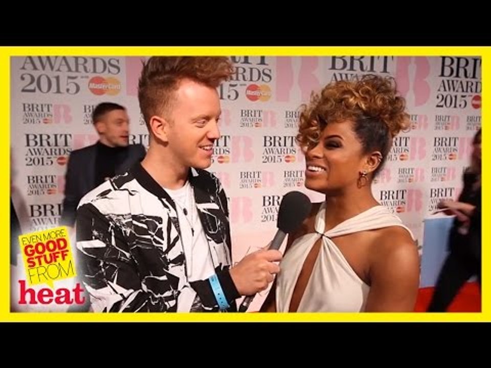 Fleur East has a whole team now to look after her  - Brits 2015