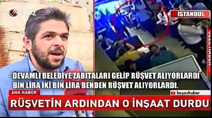 Rüşvetin ardından o inşaat durdu