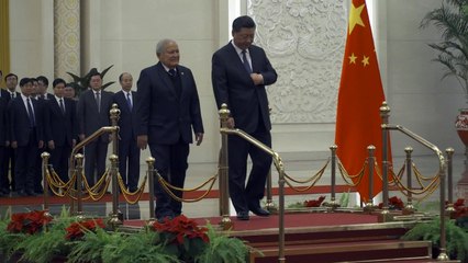 El presidente de El Salvador se reunió en China con Xi Jinping