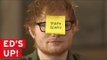 Ed Sheeran thinks he looks like Boris Johnson! - We play Ed's Up