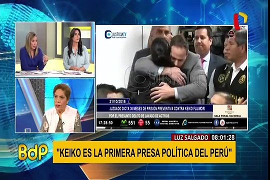 Luz Salgado sobre prisión preventiva: Se ha determinado una prisión acelerada contra Keiko Fujimori