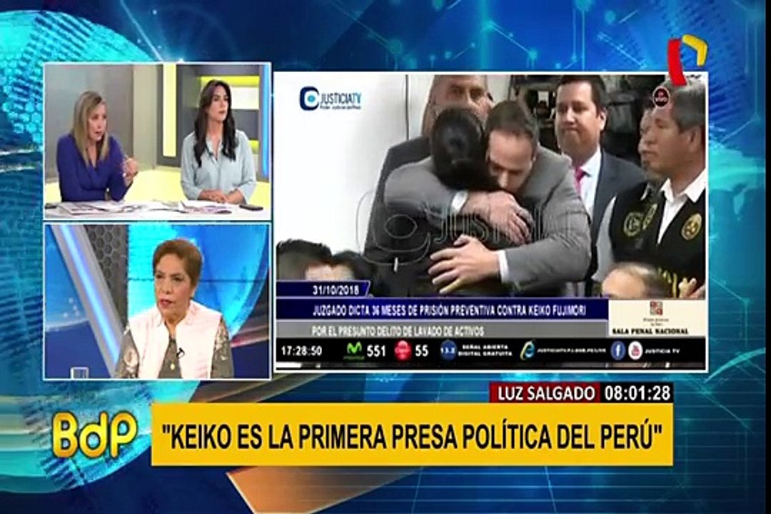 Luz Salgado sobre prisión preventiva: " Se ha d...