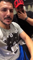 شاهد ما فعله باسل خياط فى أول يوم داخل الجيم