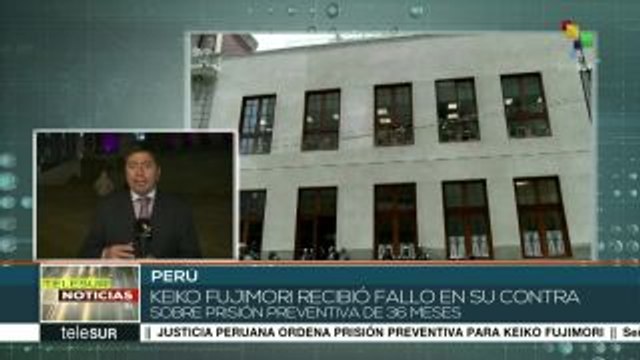 Juez dicta tres años de prisión preventiva para Keiko Fujimori