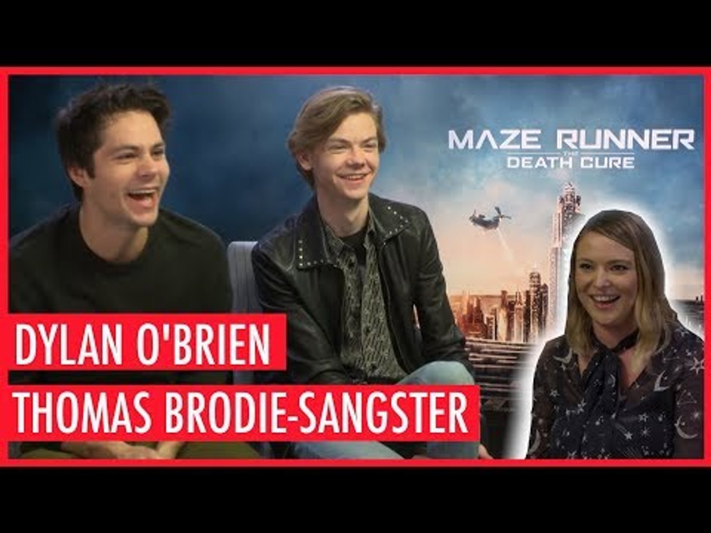 Dylan O Brien makes reporter blush by interviewing her