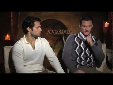 Henry Cavill And Luke Evans Interview Immortals | Empire Magazine