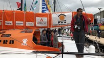 Route du rhum, la ministre des sports sur les pontons