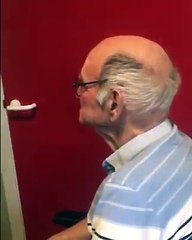 'Grandpa's reaction to the What the Fluff Challenge was... unexpected' Wait for it