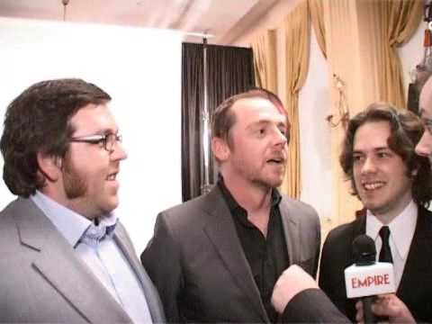 Sony Ericsson Empire Awards 2008: Best Comedy winners for Hot Fuzz - Nick Frost, Simon Pegg and Edgar Wright
