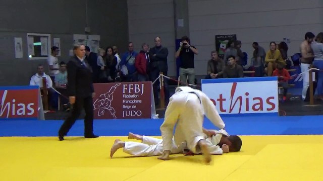 Finale 3e place championnat régional -60kg entre Julien Debruycker (Top Niveau Tournai) et Pierrick de Vreese (Gishi-Jambes)