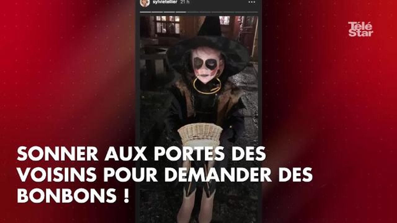 PHOTOS. Sylvie Tellier sort le grand jeu pour célébrer Halloween avec ses enfants