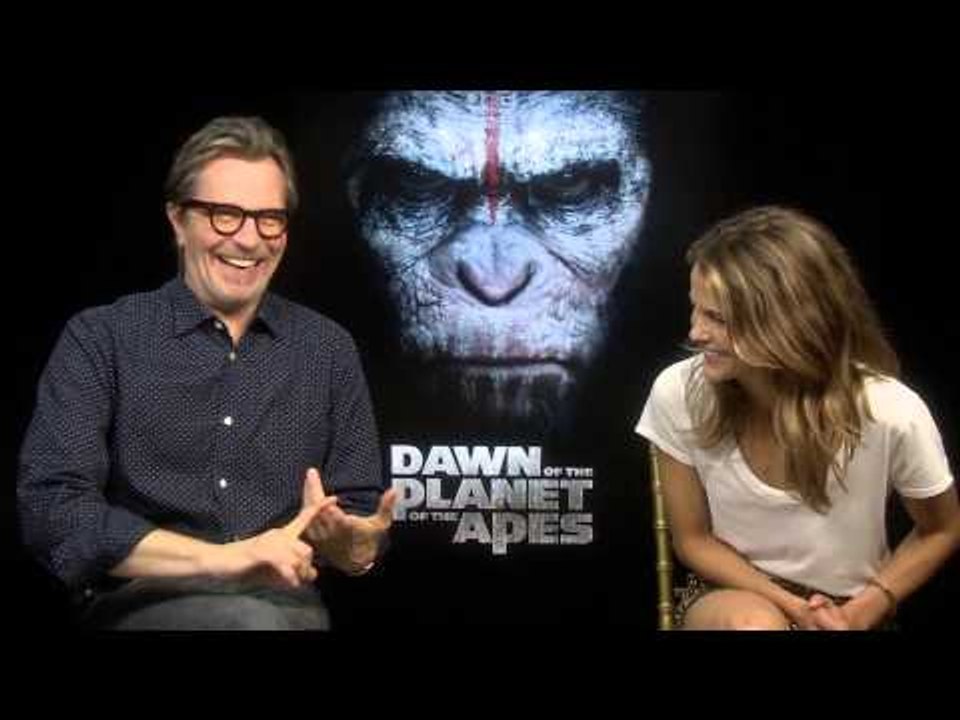 Dawn of the Planet of the Apes - Gary Oldman and Keri Russell interview | Empire Magazine