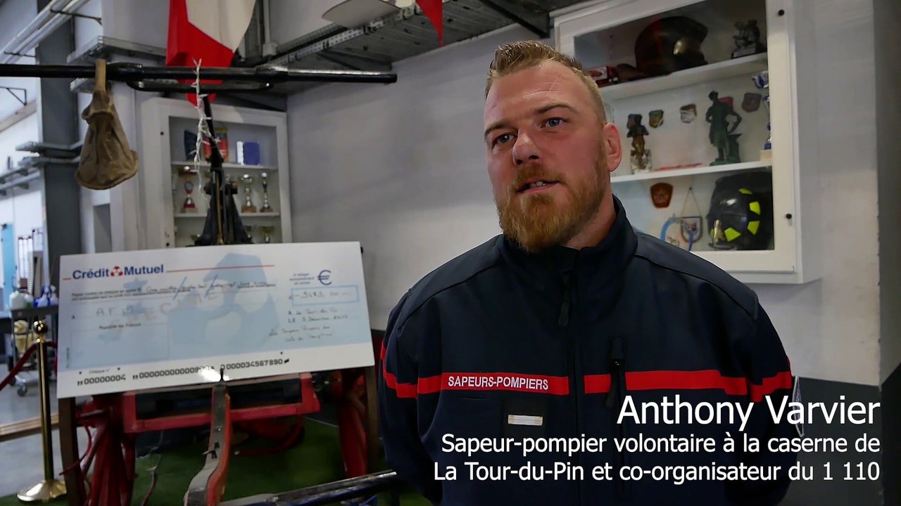 La Tour-du-Pin : plus de 100 sapeurs-pompiers courent pour le Téléthon