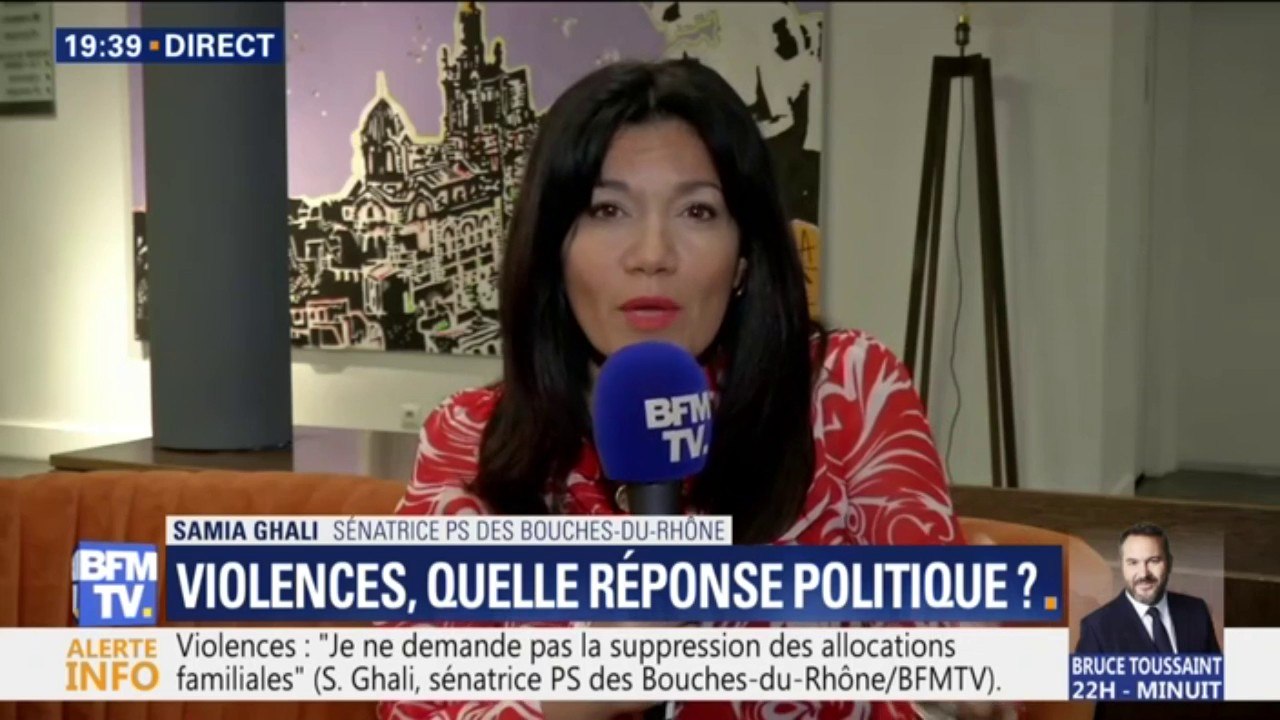 Samia Ghali (PS) sur les violences: "Comment expliquer que des personnes sont dans la même cité depuis 4 générations ? Ce sont des prisons à ciel ouvert. Vous ne pouvez que créer des monstres malheureusement"