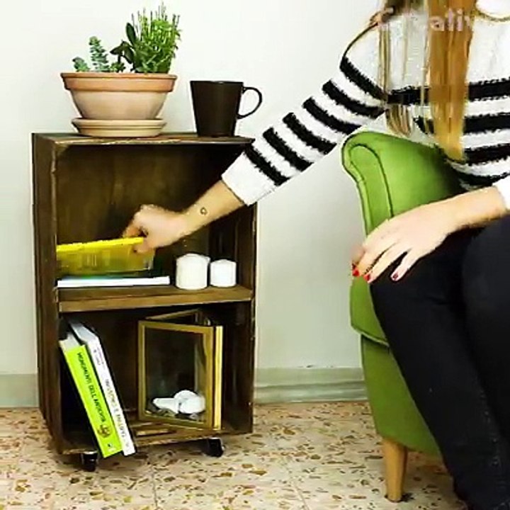 Riutilizzo di una cassetta di legno