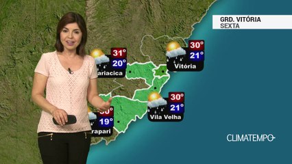 Previsão Grande Vitória – Frente fria no litoral capixaba