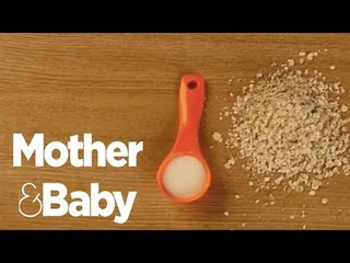 How to make porridge fingers - an easy baby breakfast