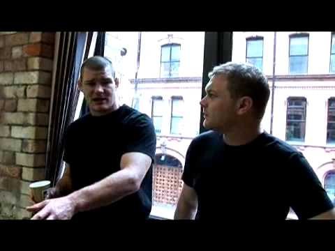 Mike Bisping delivers fighting tips. And pain
