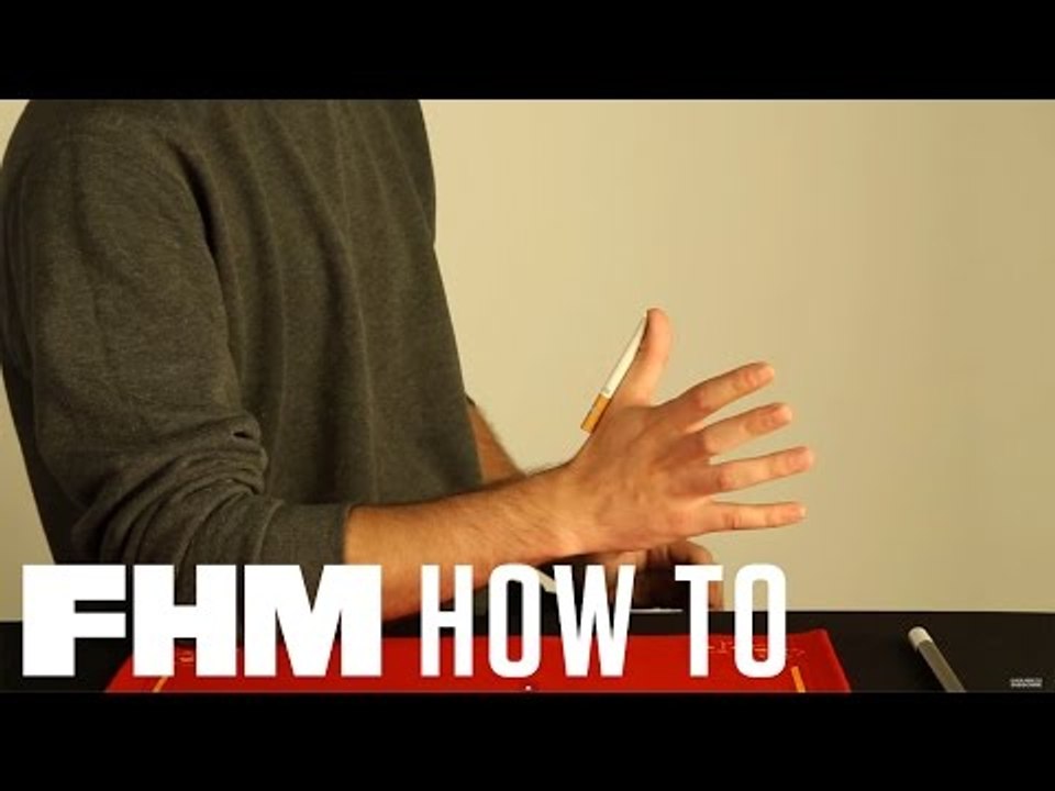 How to make a cigarette vanish