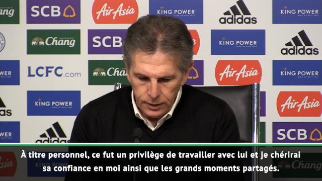 Leicester - L'émouvant hommage de Claude Puel aux victimes