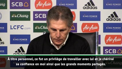 Leicester - L'émouvant hommage de Claude Puel aux victimes