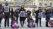 Vegan activists protest against animal slaughter in Paris