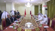 Dışişleri Bakanı Çavuşoğlu ve Katar Dışişleri Bakanı Al Sani Heyetlerarası Görüşmede Bulundu
