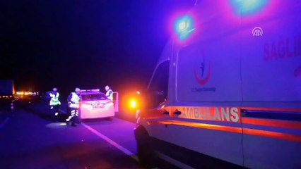 Sivas'ta yolcu otobüsü ile otomobil çarpıştı: 1 ölü