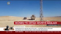 Münbiç'te ortak devriye başladı