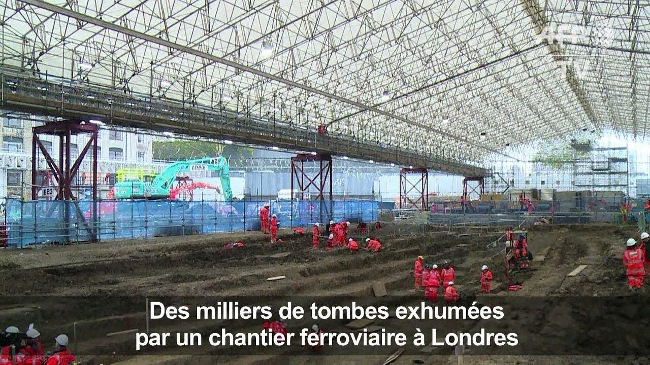 Des milliers de tombes exhumées par un chantier à Londres