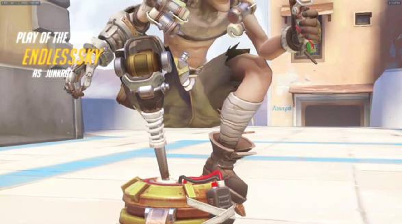 Endlesssky Junkrat quadriple kill