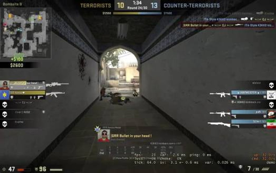 Bullet In Your Head 1vs4 win round